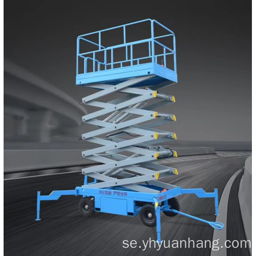 Mobile Lift Car Scissor Type Self Hydraulic Lifting